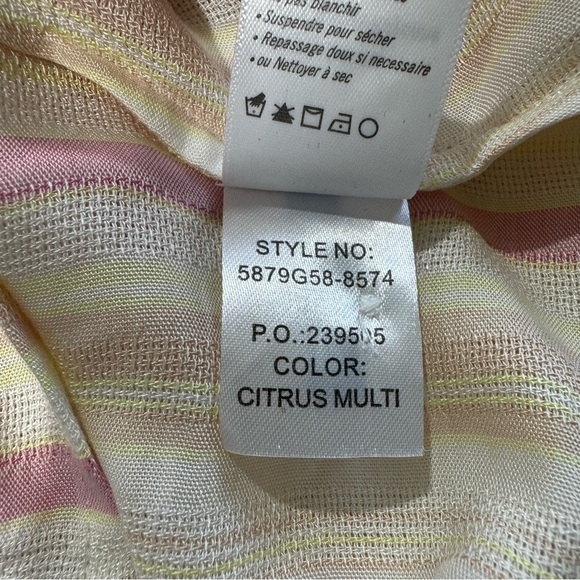 Paige Remy Stripe Button Front Top Size Small - Picture 11 of 14